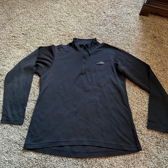 Harley-Davidson Tops - Harley-Davidson FXRG Black Long Sleeve Quarter Zip Up Women’s L